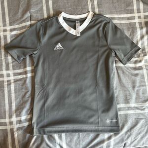 ADIDAS boys soccer shirt - small